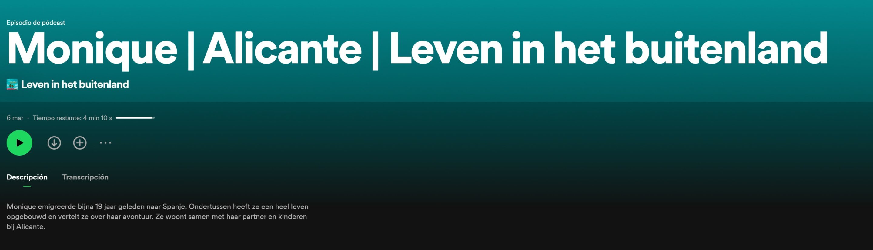 Podcast leven in het buitenland