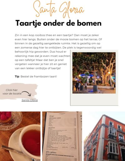 Voorbeelden reisgids Alicante