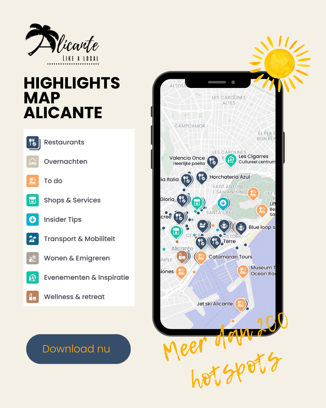 Highlights Map Alicante 